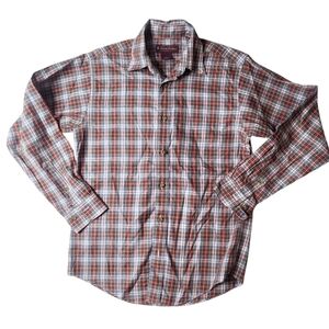 Brooks Brothers Boys Plaid Button Down Medium
